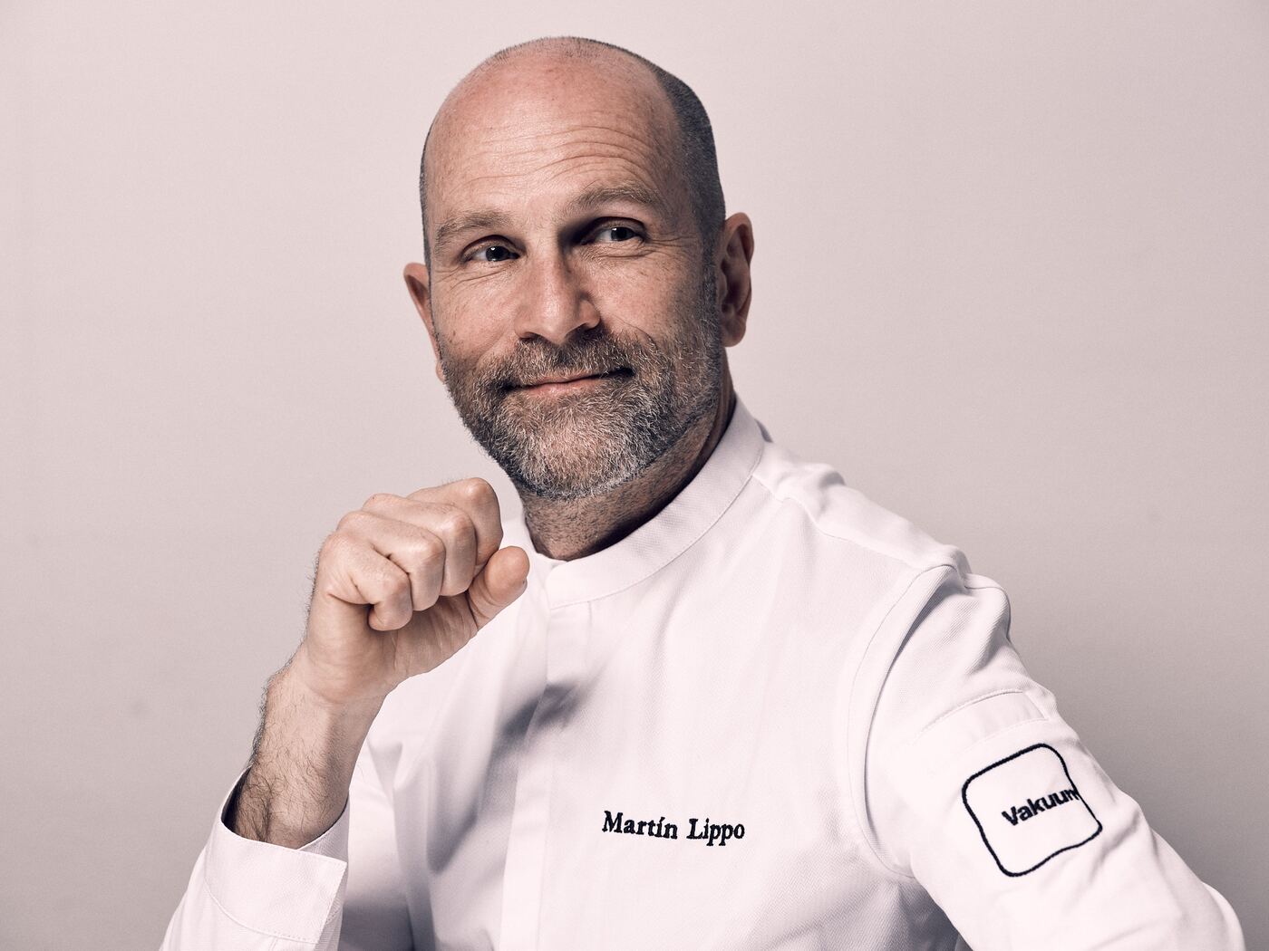 Martin Lippo, portrait in chef whites