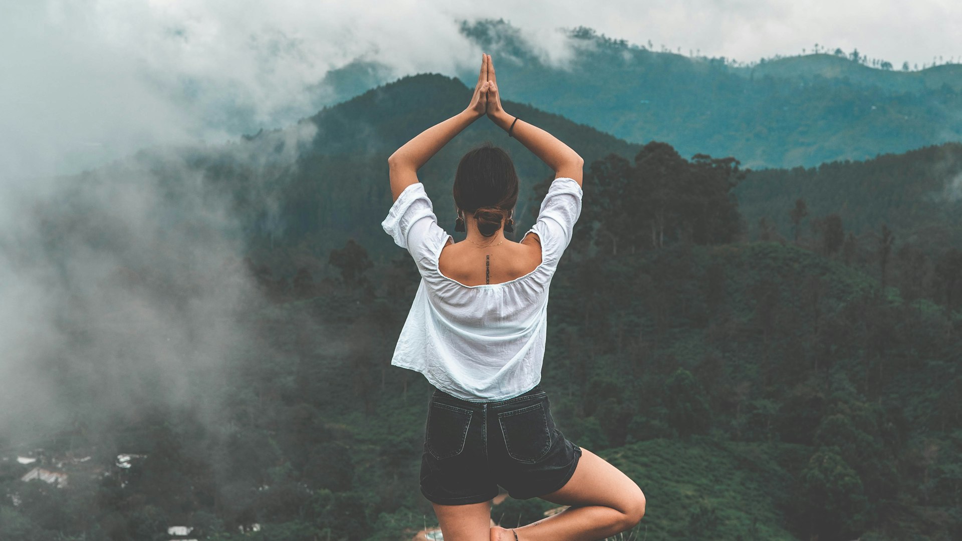 Yoga at sunrise